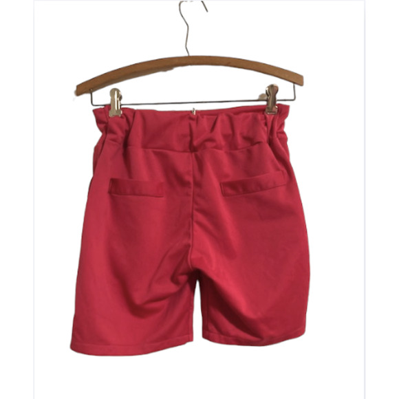 FUCHSIA Pink High-Waisted Shorts with Back POCKETS - Small to Medium - Picture 4 of 5